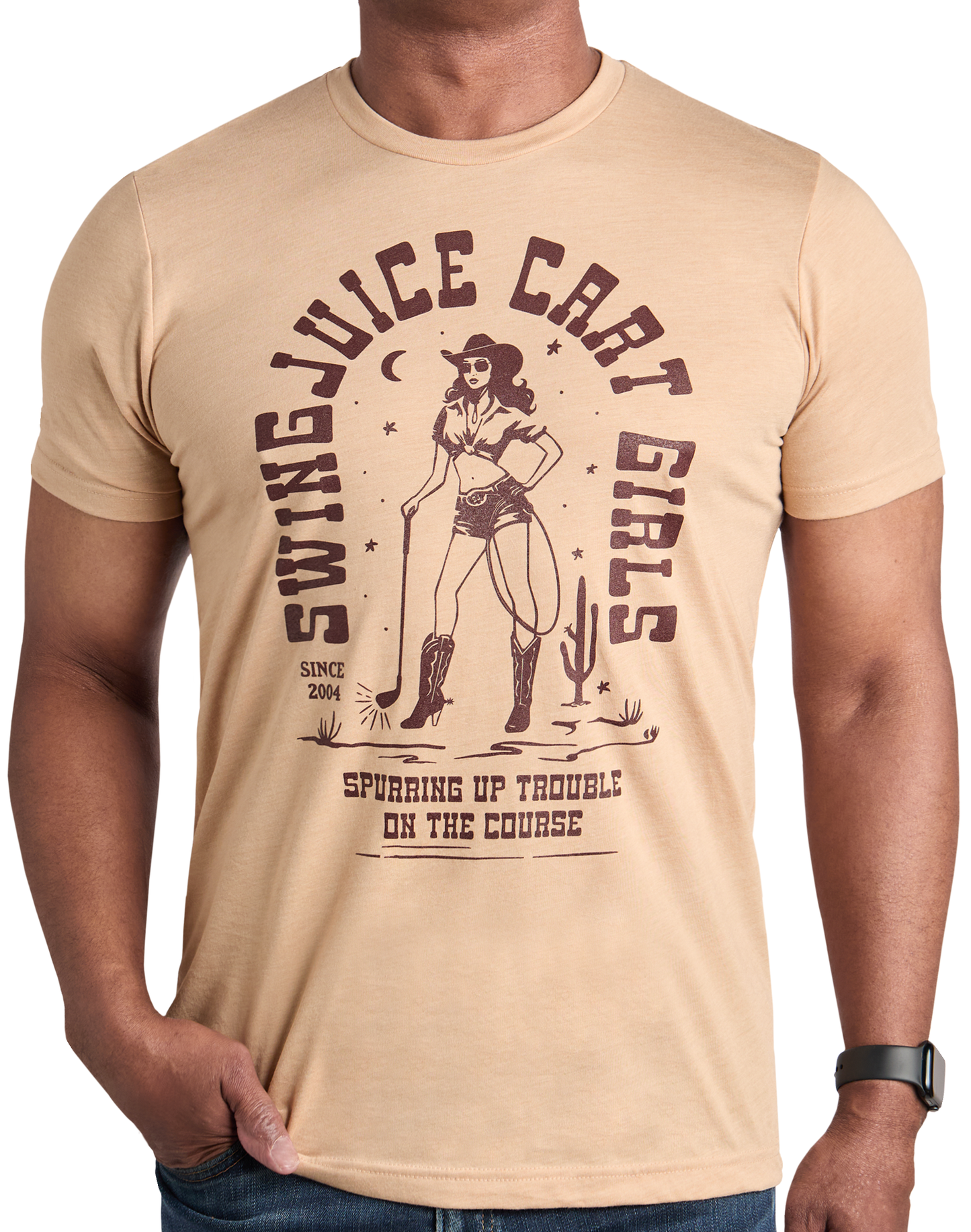 Golf Cart Girls Unisex T-Shirt-Sand Dune