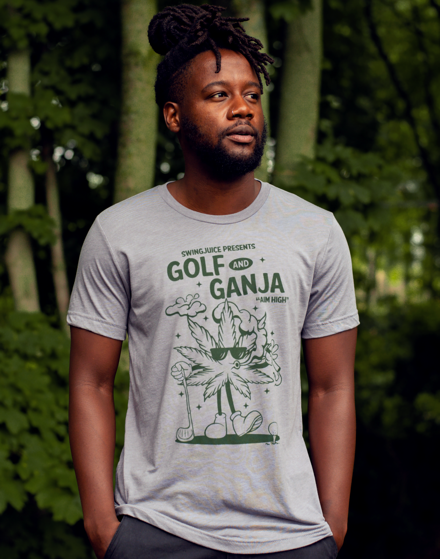 Golf & Ganja Unisex T-Shirt-Storm