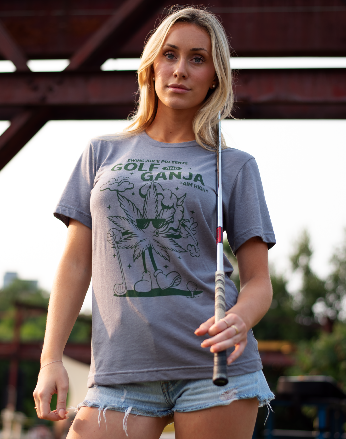 Golf & Ganja Unisex T-Shirt-Storm