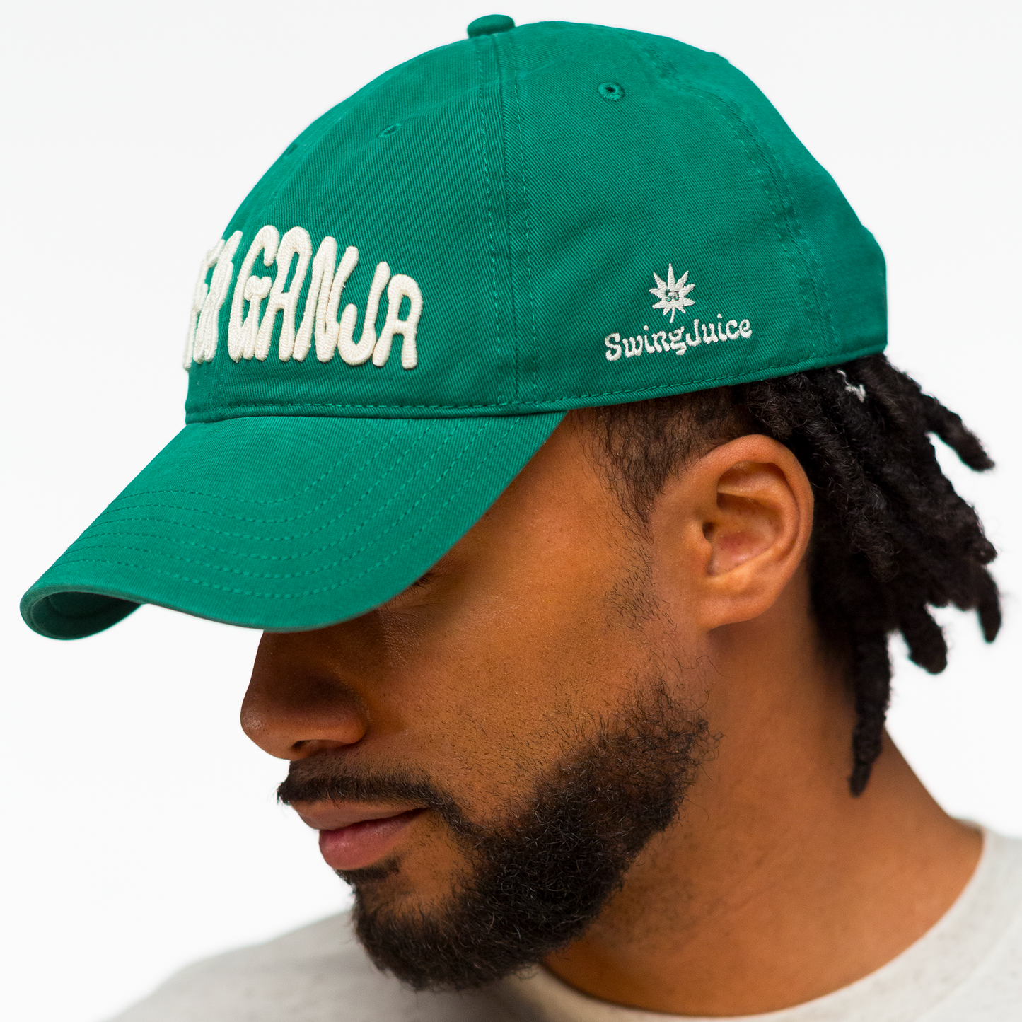 Golf & Ganja Unisex Dad Hat Green O/S