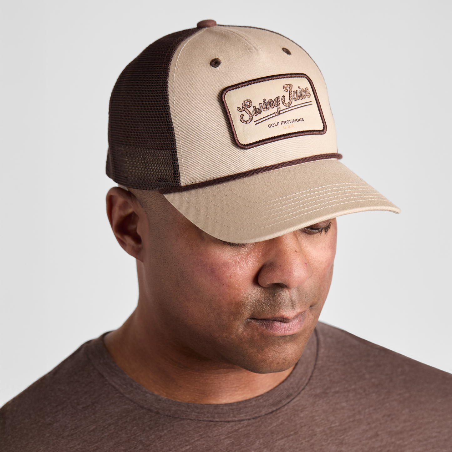 Golf Provisions Trucker Rope Hat Tan O/S
