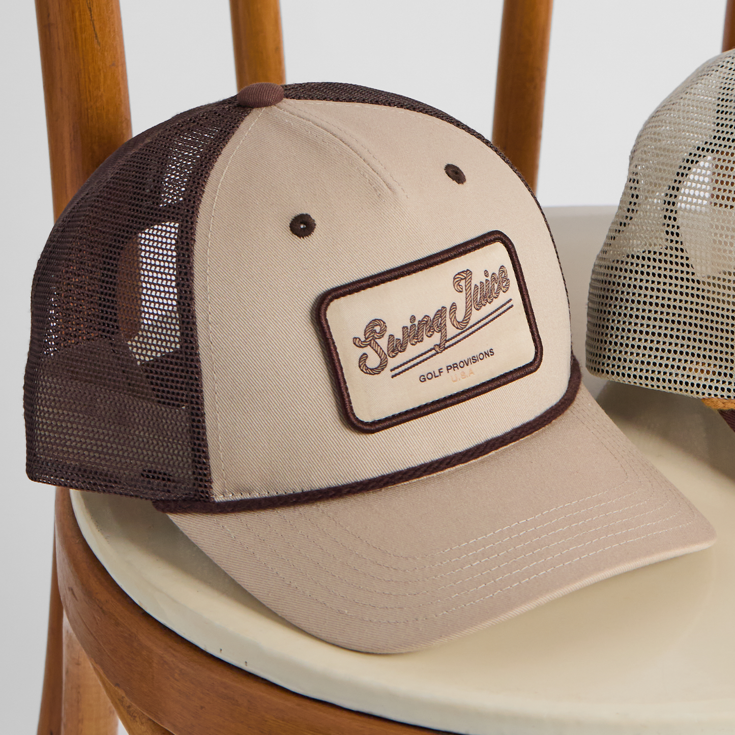 Golf Provisions Trucker Rope Hat Tan O/S