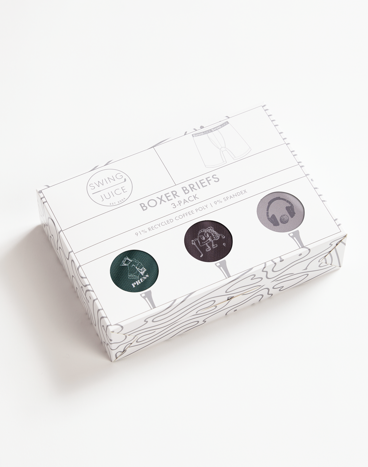 6" Boxer Brief 3-Pack Core