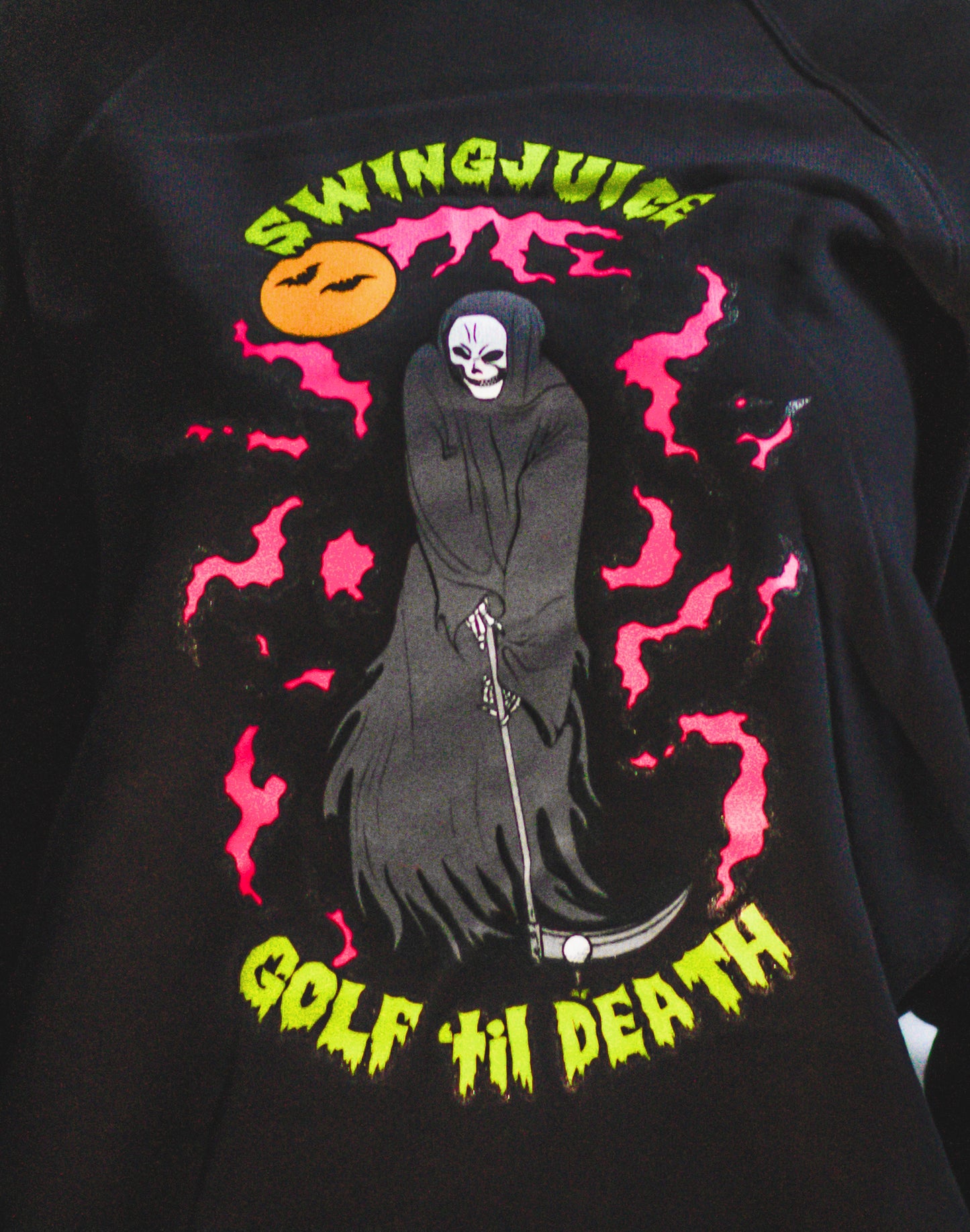 Golf Reaper Unisex Sweatshirt-Black