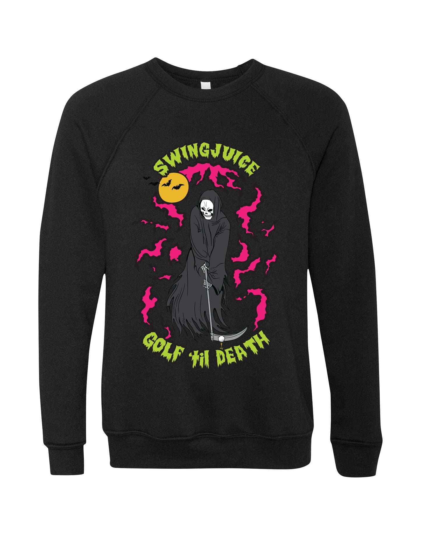 Golf Reaper Unisex Sweatshirt-Black