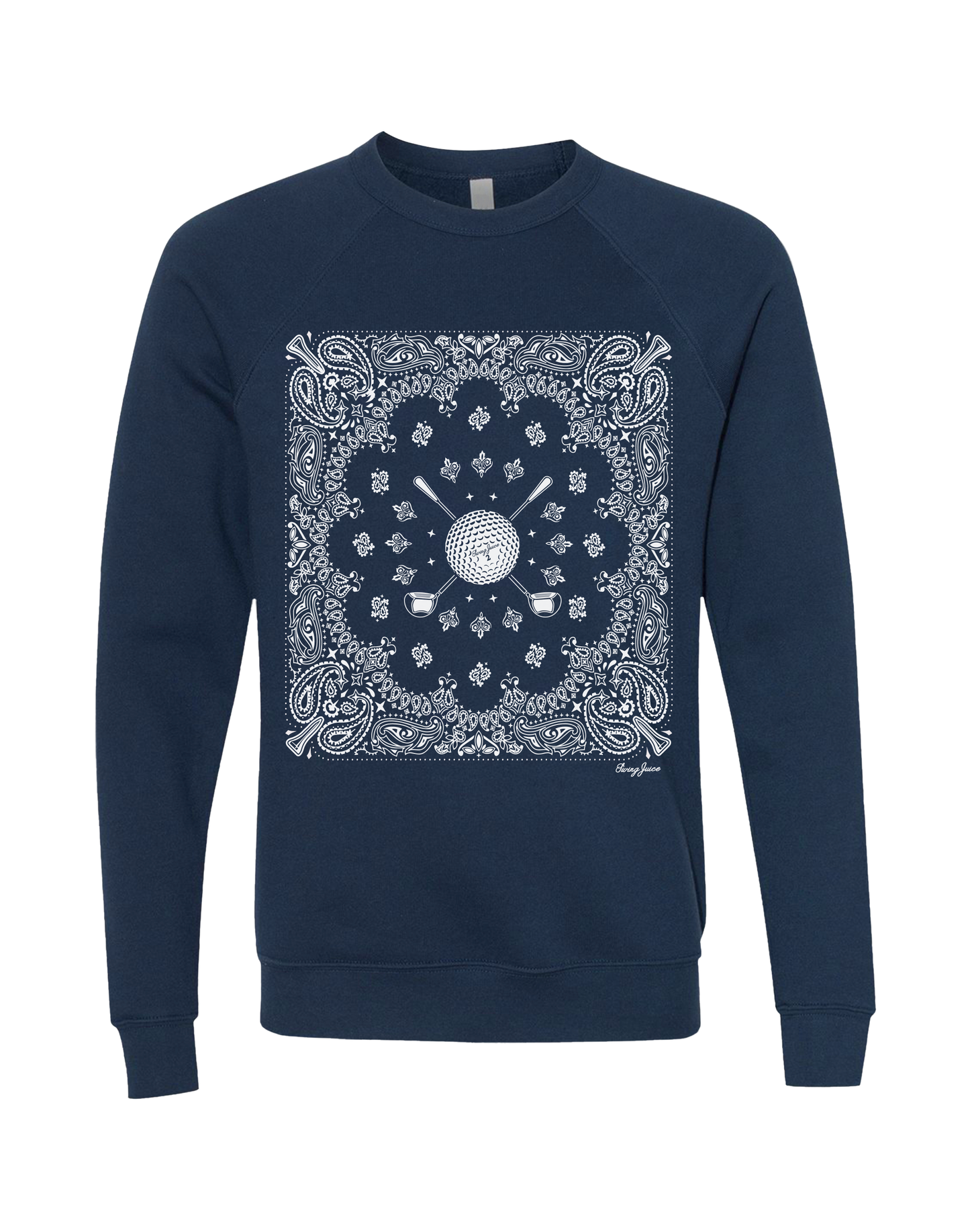 Golf Bandana Unisex Sweatshirt-Navy