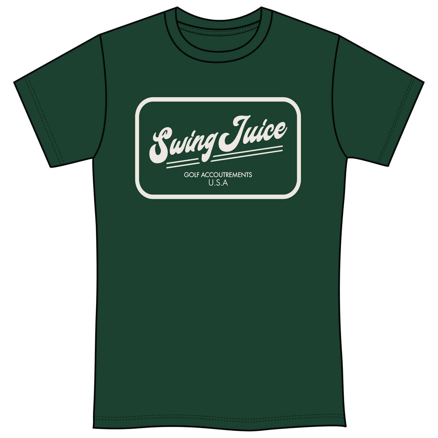 Golf Accoutrements Unisex T-Shirt Forest Green-Forest Green