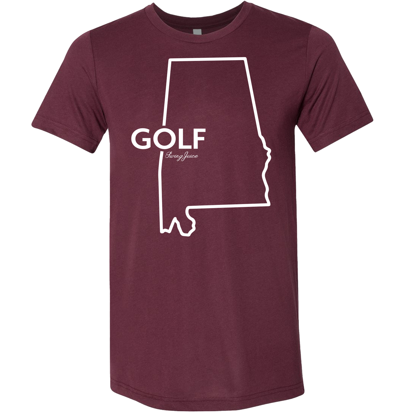 Golf Alabama Unisex T-Shirt-Maroon
