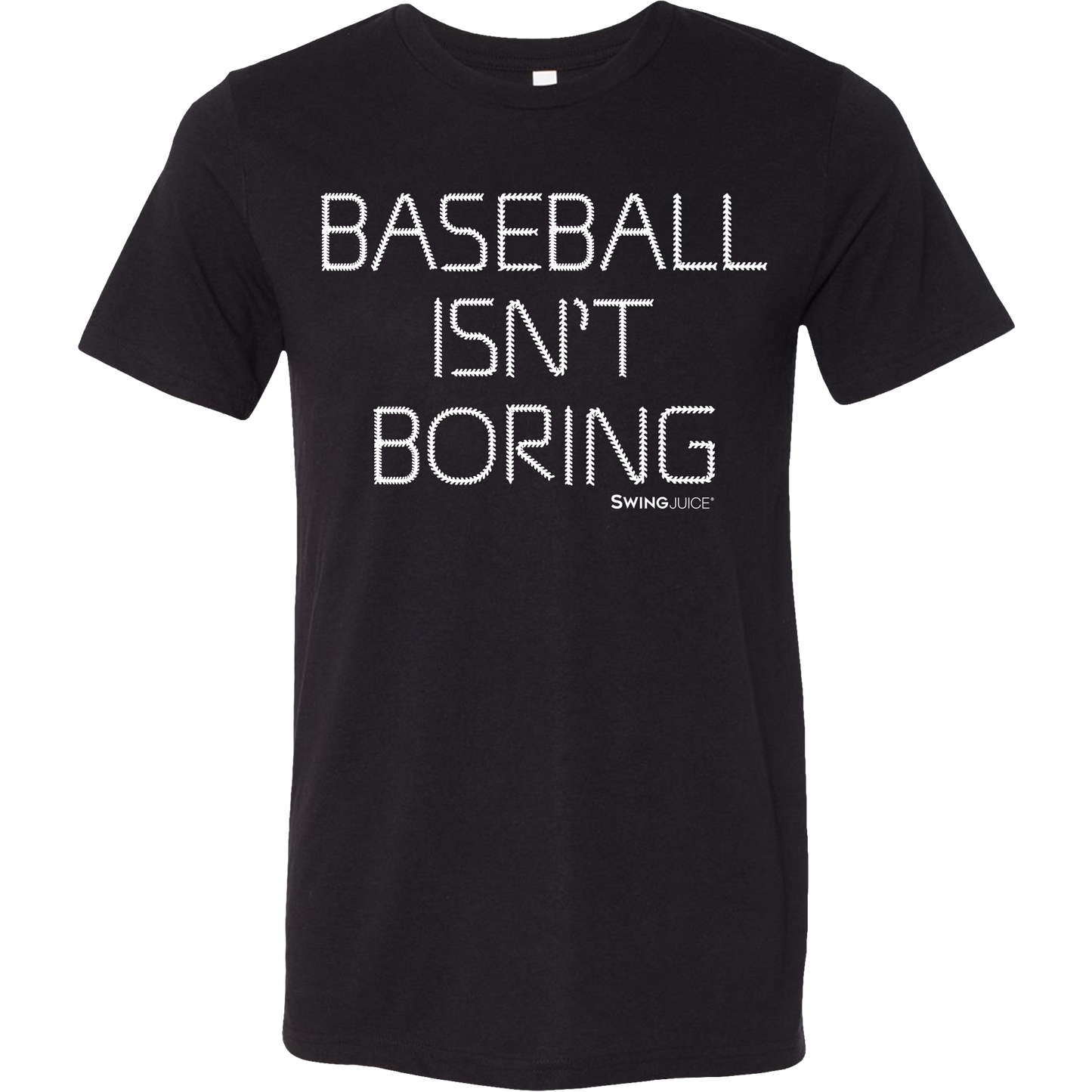 Official Baseball Isn't Boring Unisex T-Shirt-Black White