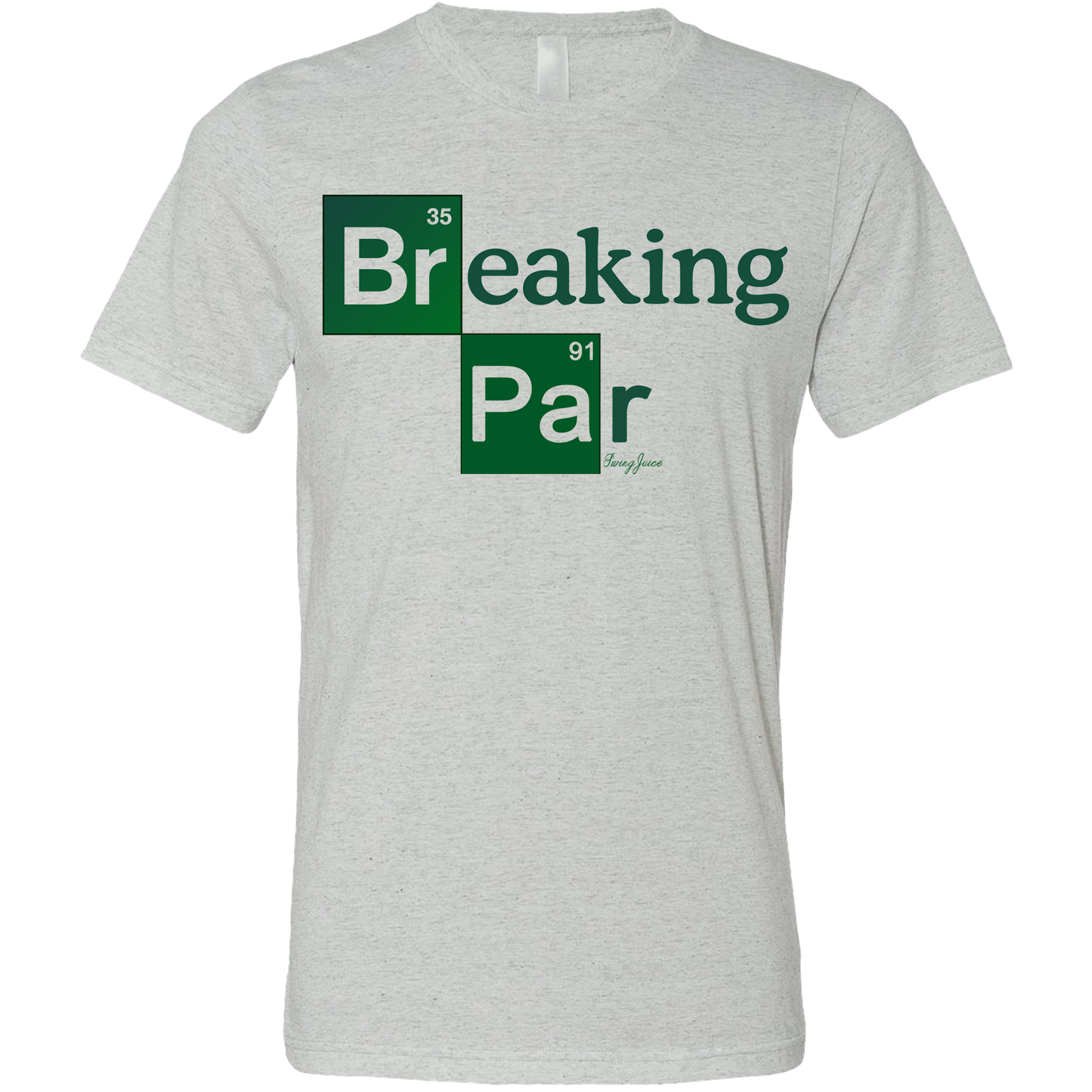 Golf Breaking Par Unisex T-Shirt-Light Grey