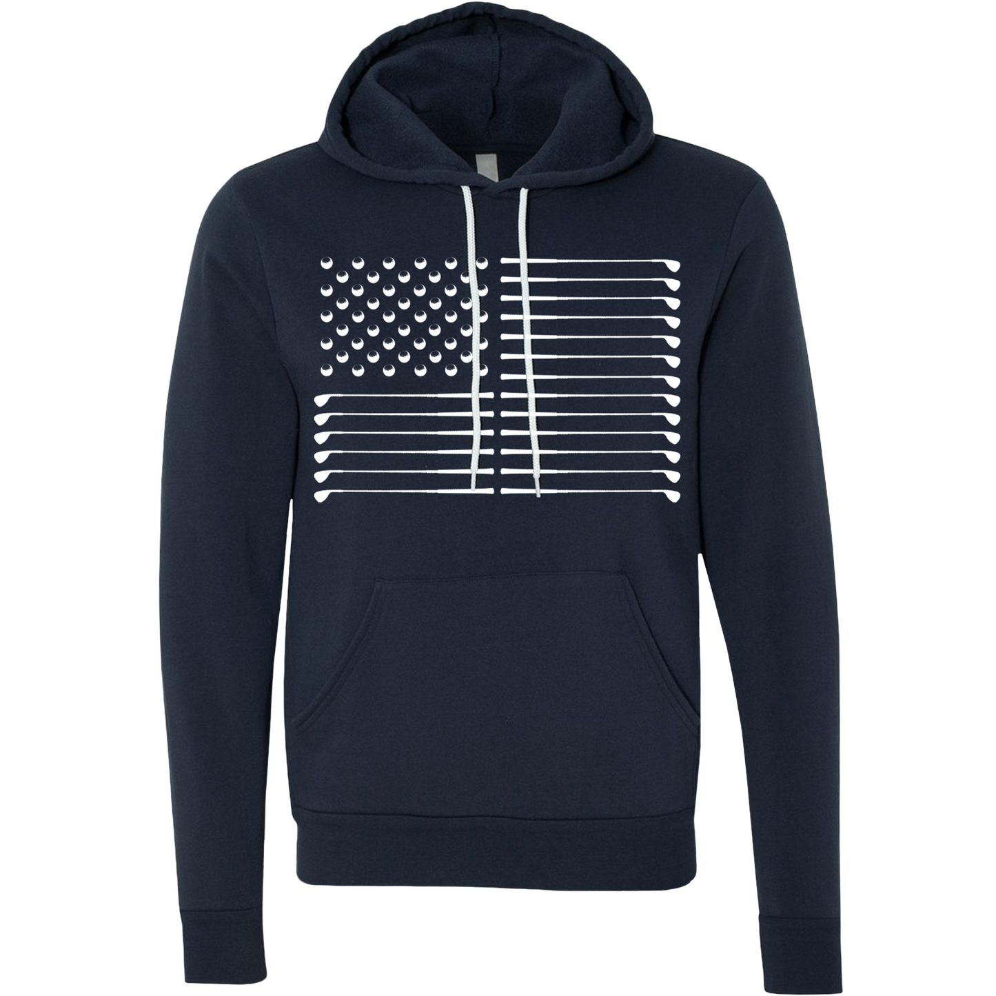 Golf Flag Unisex Hoodie-Navy