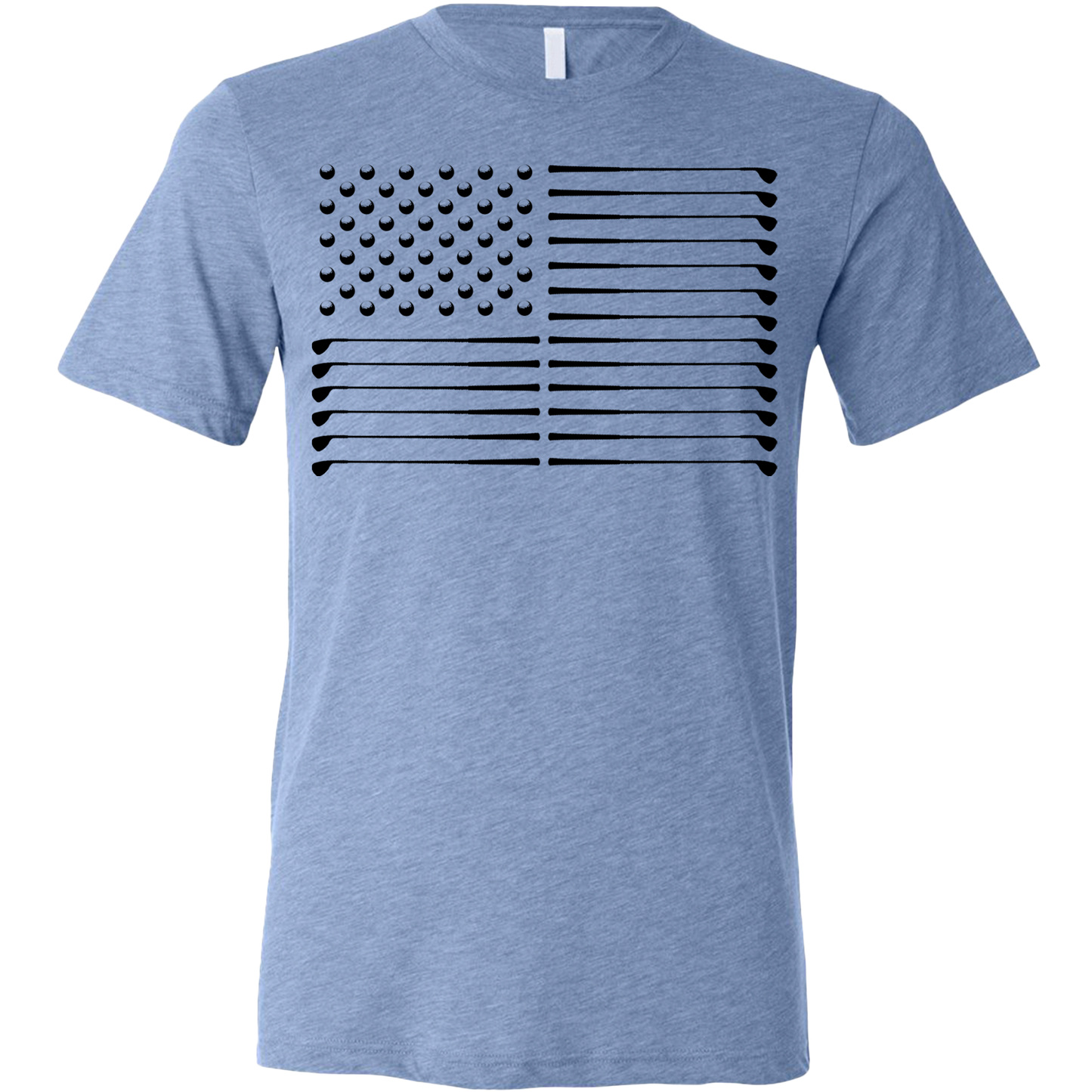 Golf Flag Unisex T-Shirt-Blue