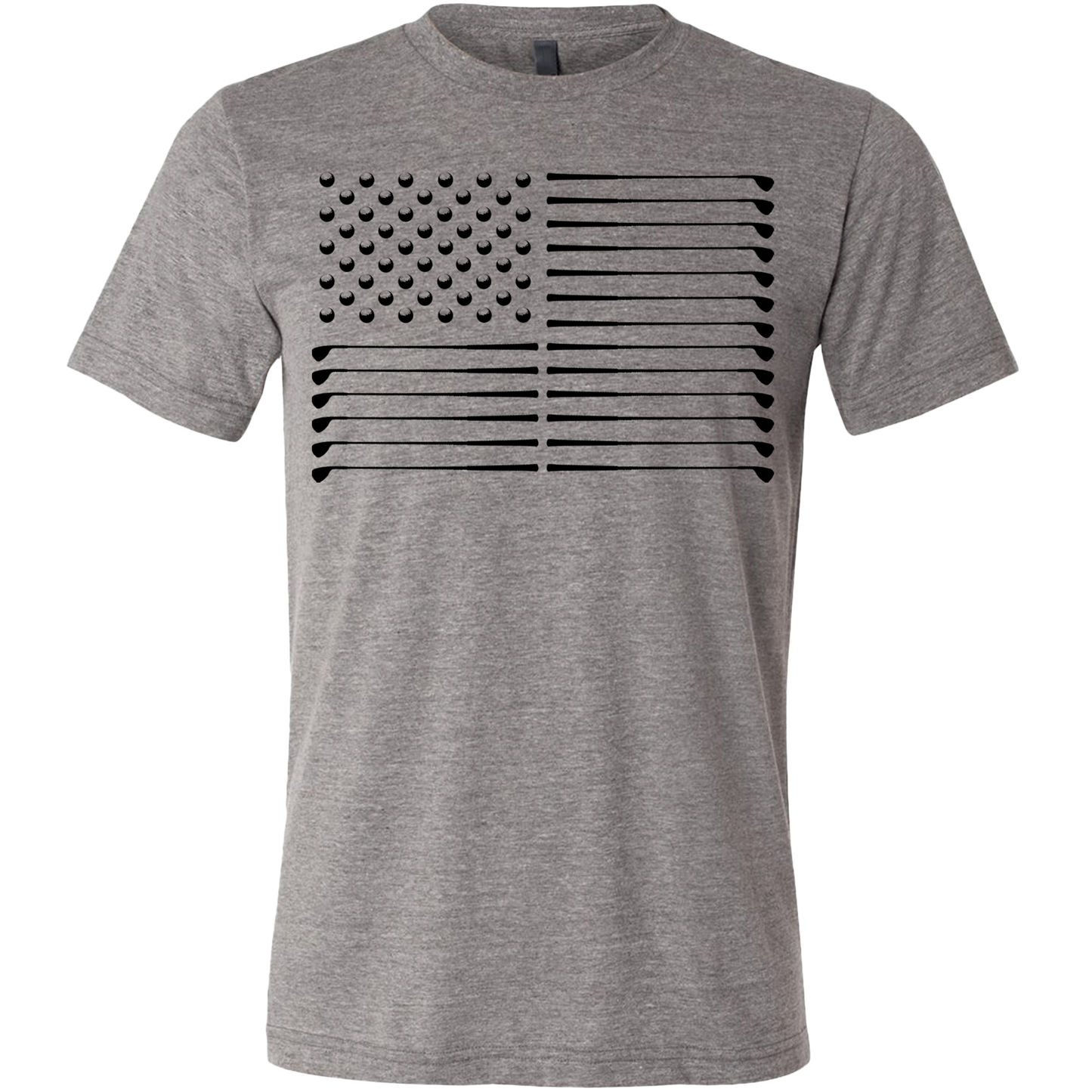 Golf Flag Unisex T-Shirt-Grey