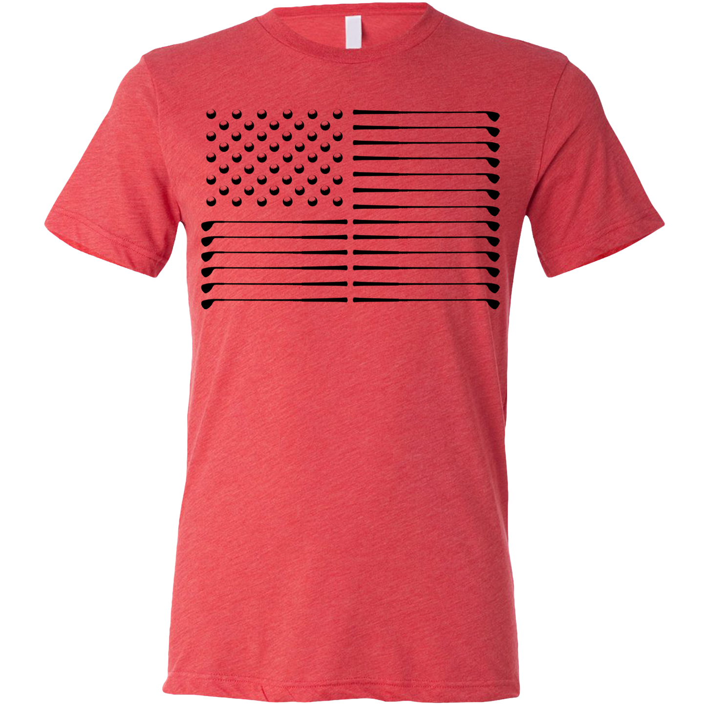 Golf Flag Unisex T-Shirt-Red