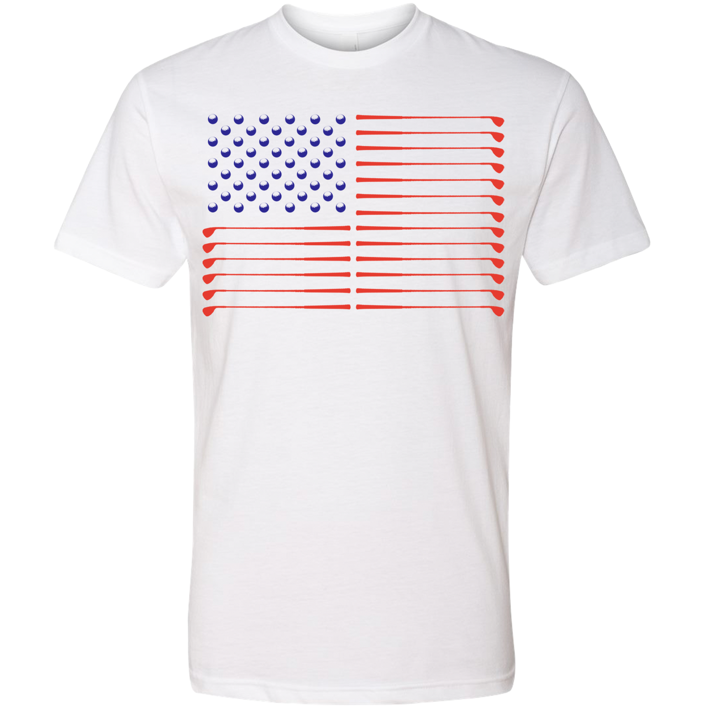 Golf Flag Unisex T-Shirt-White