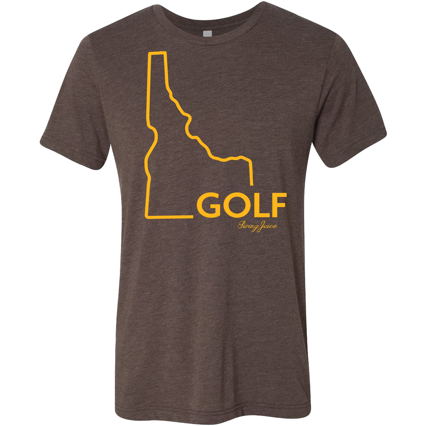 Golf Idaho Unisex T-Shirt-Brown