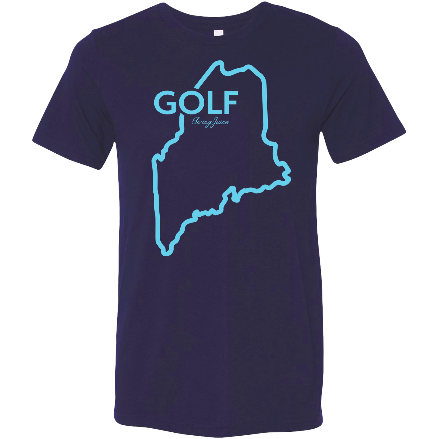 Golf Maine Unisex T-Shirt-Navy