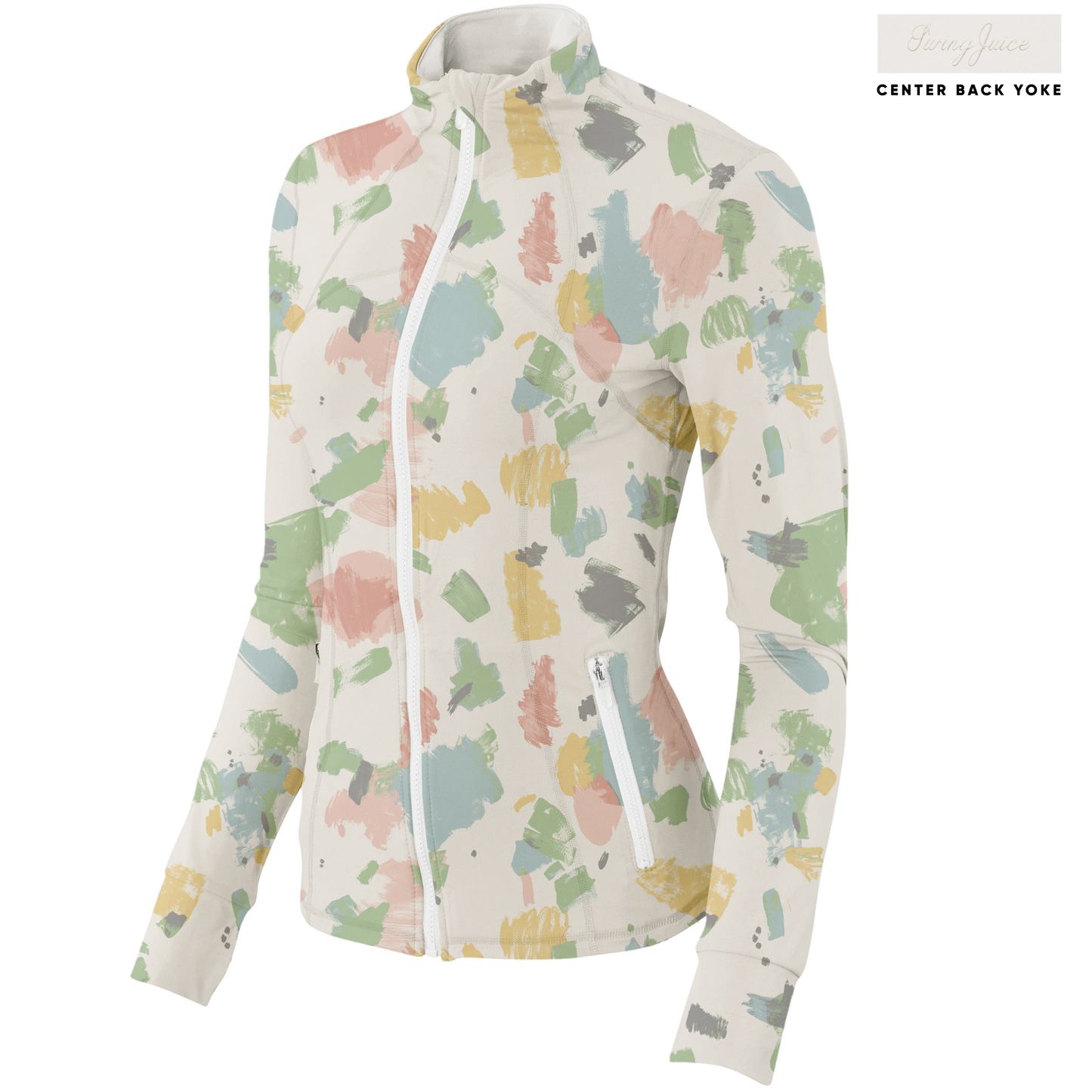 Golf Masterpiece Women's Full Zip-Ivory