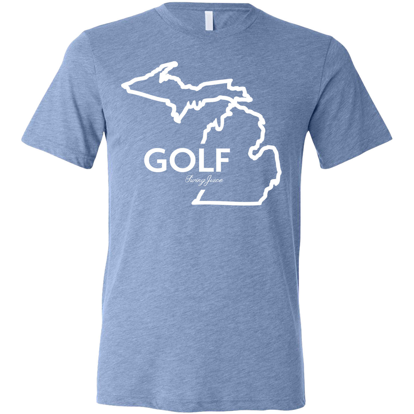 Golf Michigan Unisex T-Shirt-Blue