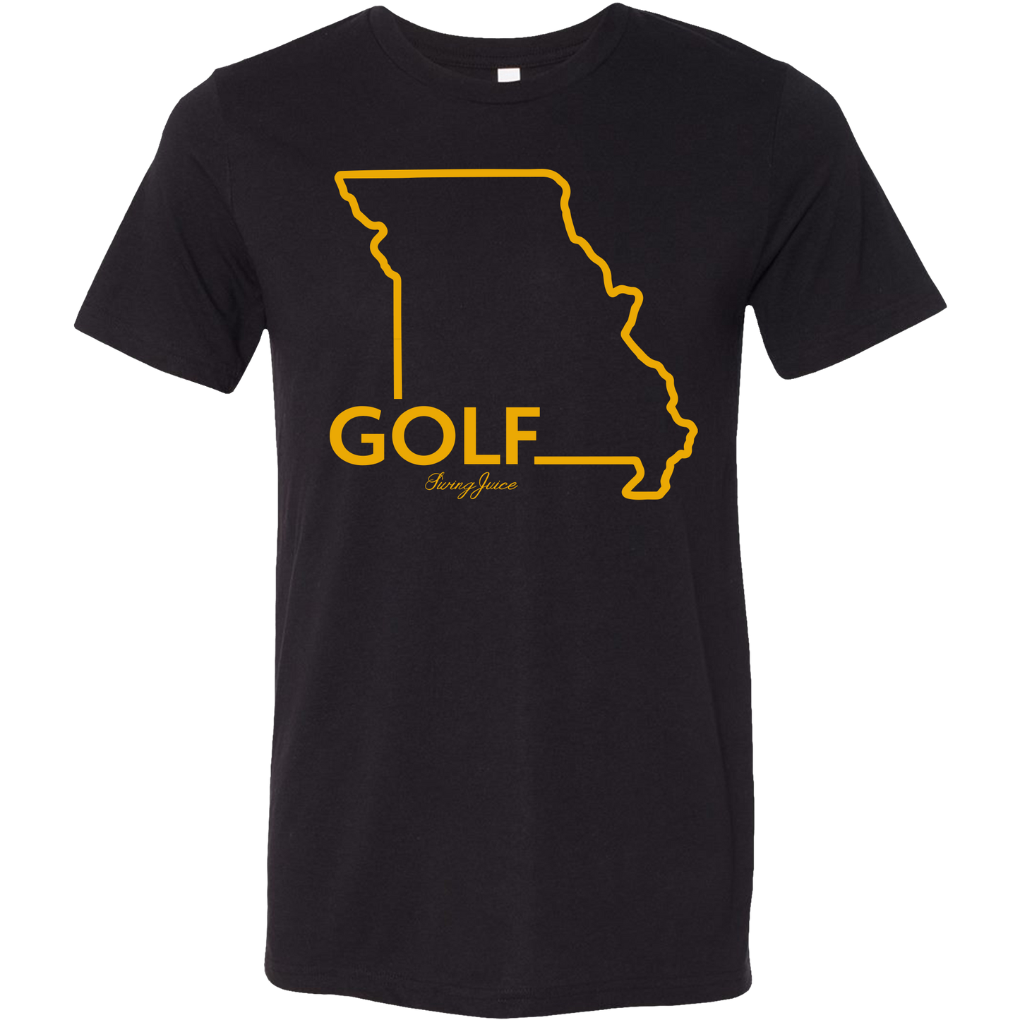 Golf Missouri Unisex T-Shirt-Black