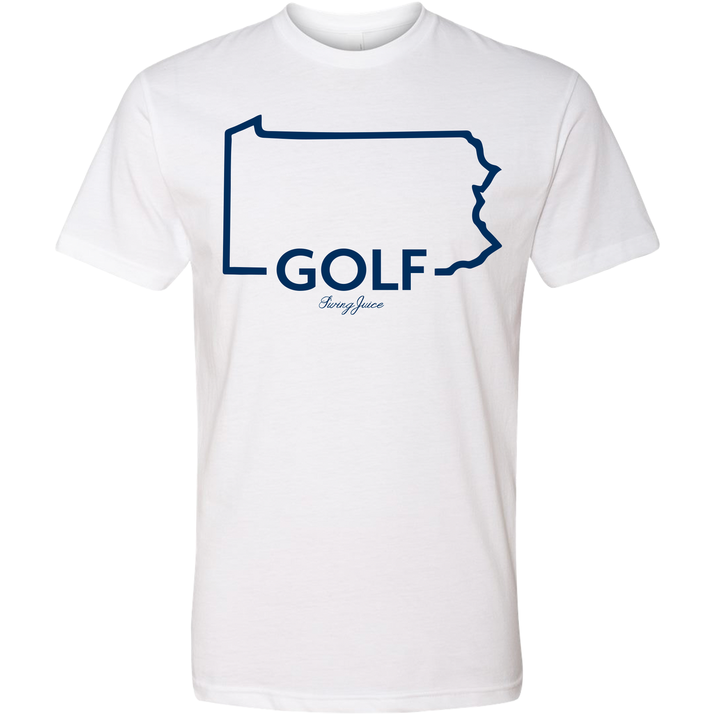 Golf Pennsylvania Unisex T-Shirt-White