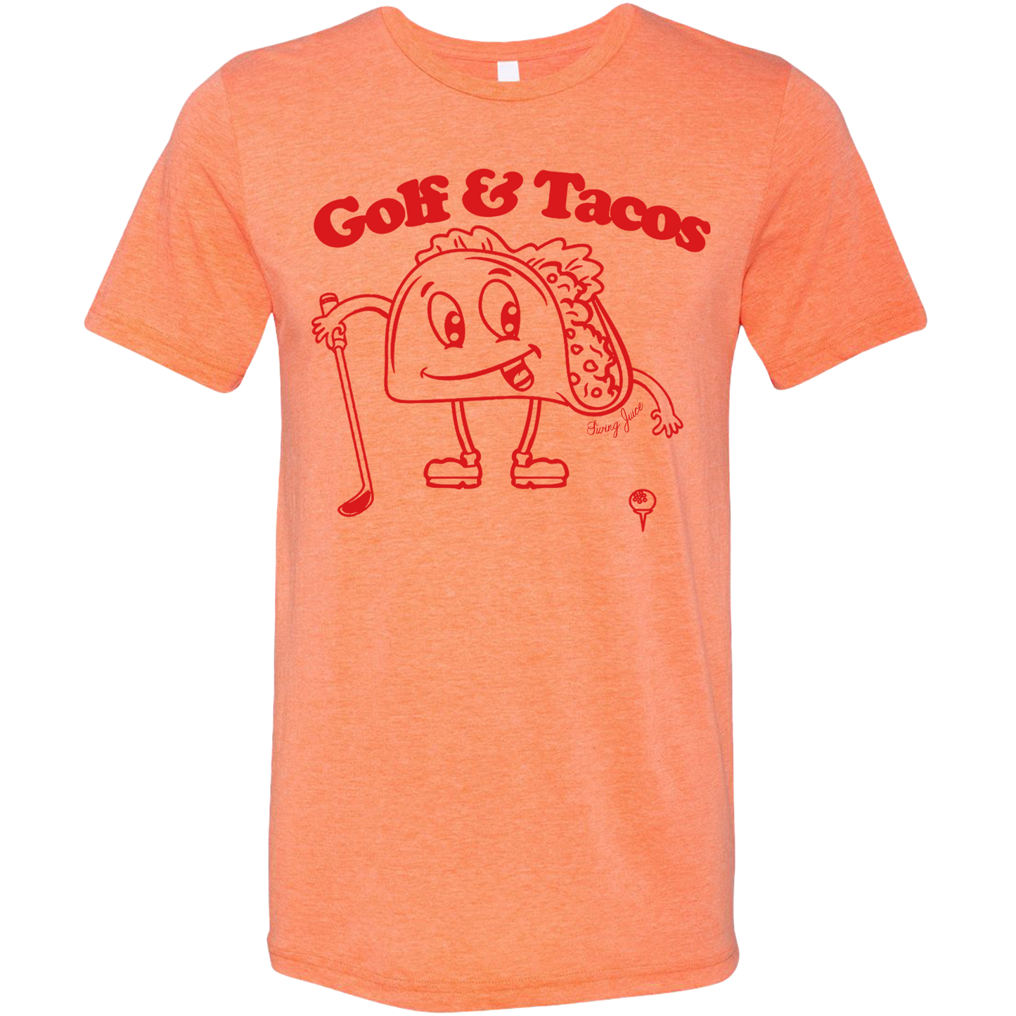 Golf & Tacos Unisex T-Shirt-Orange