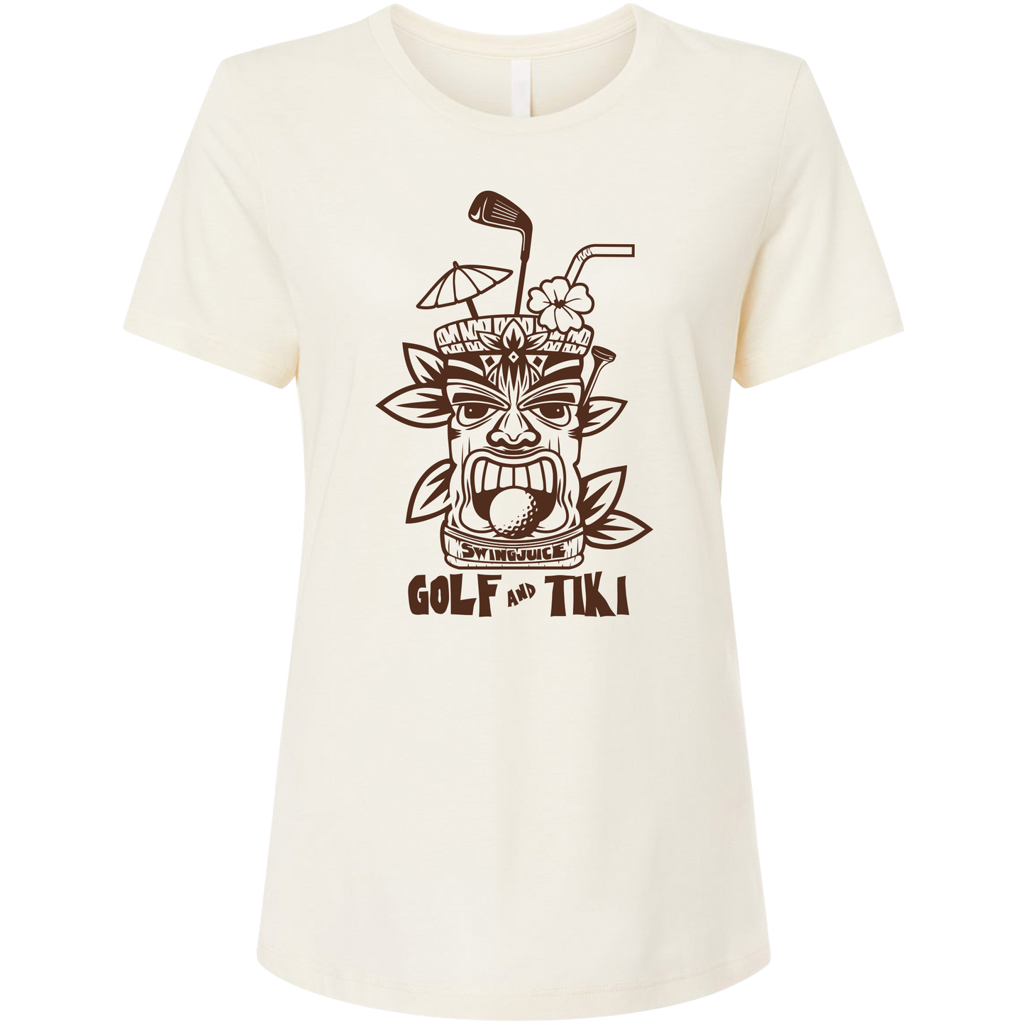 Golf & Tiki Women's T-Shirt-Oatmeal