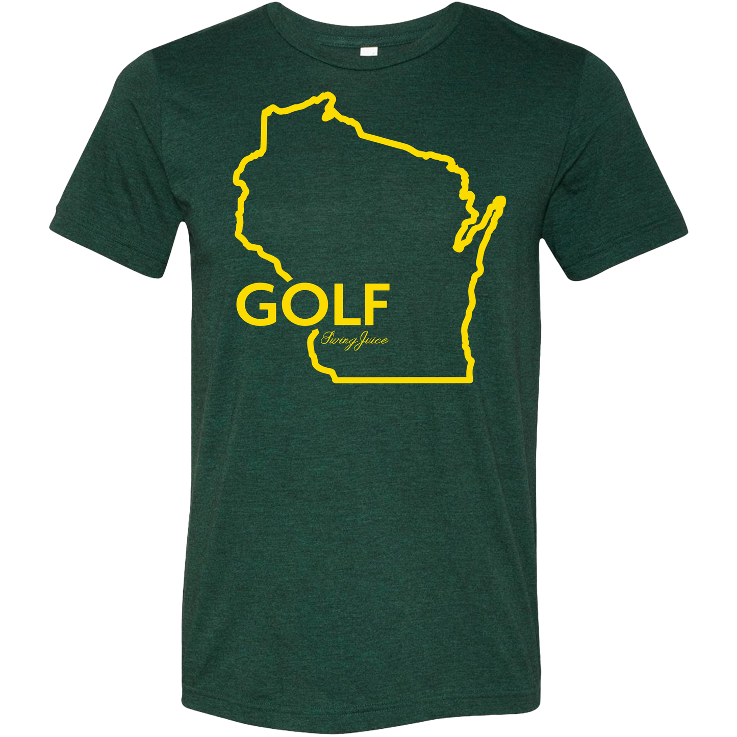 Golf Wisconsin Unisex T-Shirt-Emerald