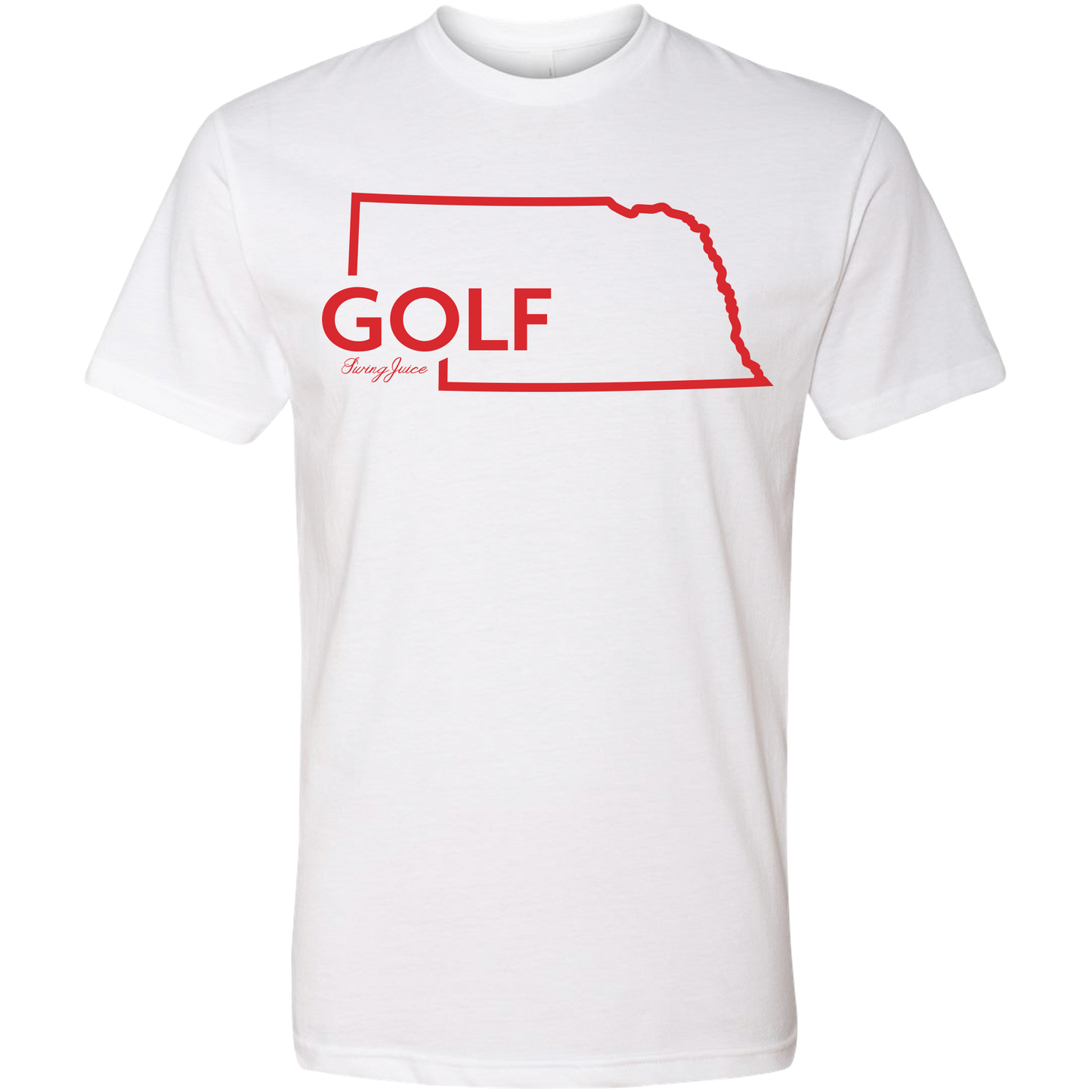 Golf Nebraska Unisex T-Shirt-White