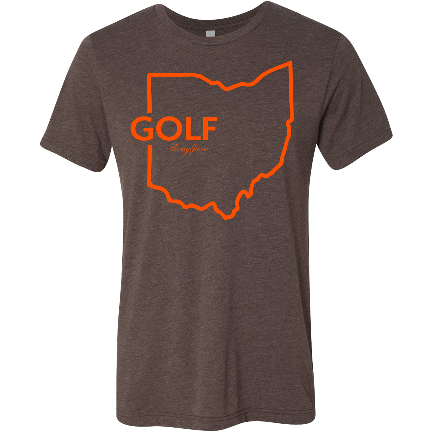 Golf Ohio Unisex T-Shirt-Brown