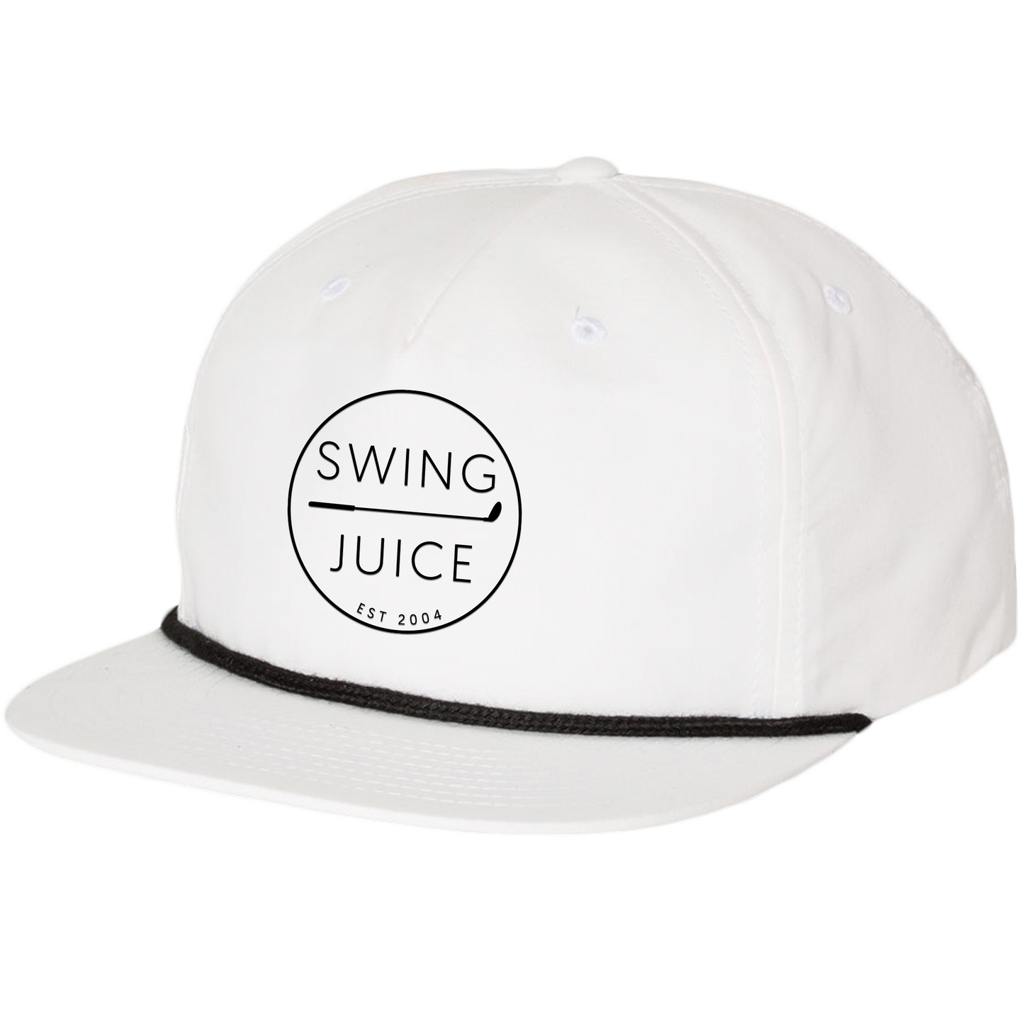 Golf Retro Unisex Rope Hat-White
