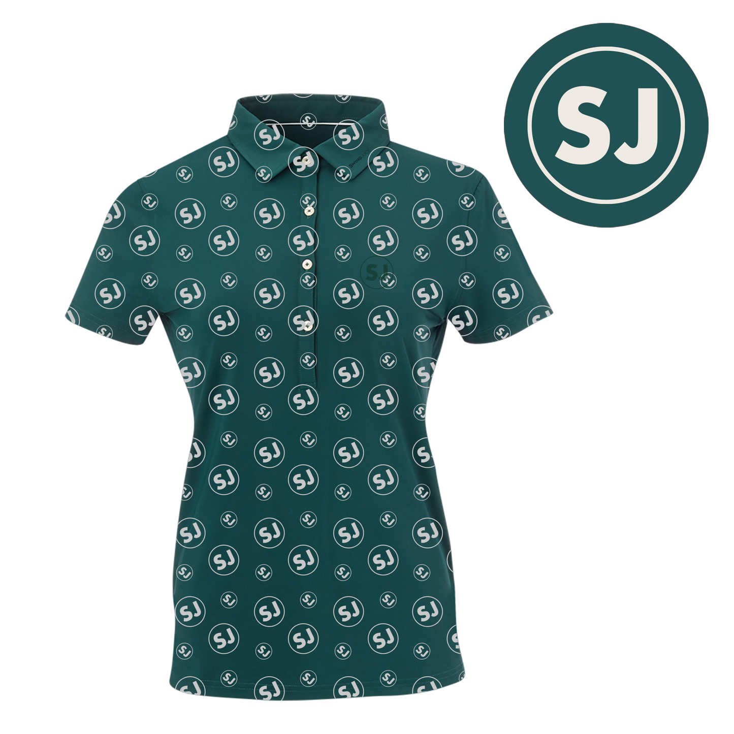Golf Circle SJ Women's Polo-Pine