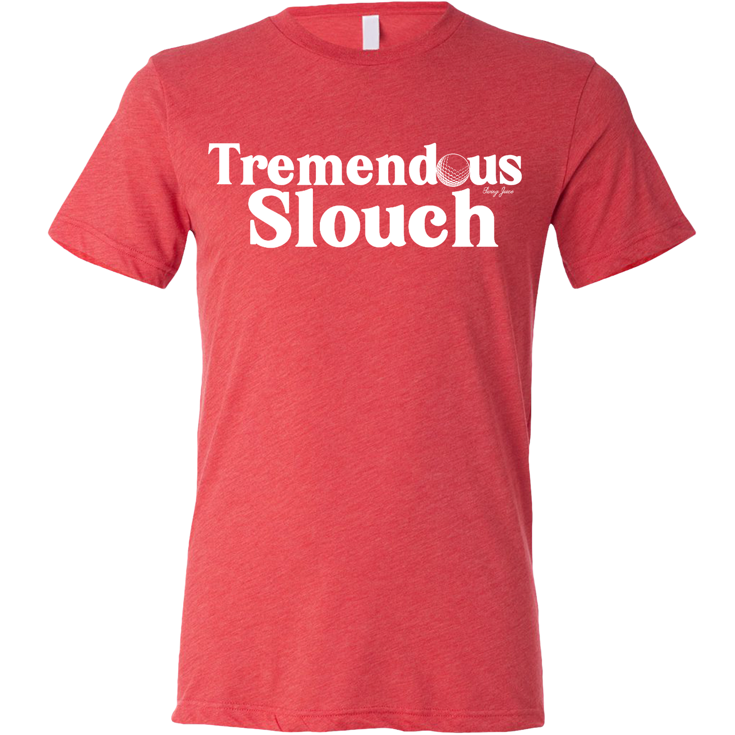 SwingJuice Short Sleeve Unisex T-Shirt Golf Tremendous Slouch-Red