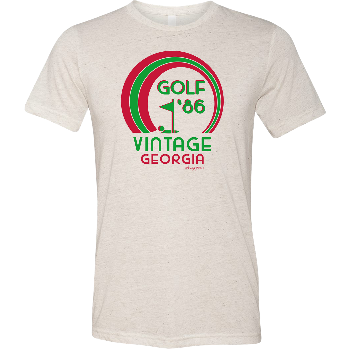 Golf Vintage 86 Unisex T-Shirt-Oatmeal