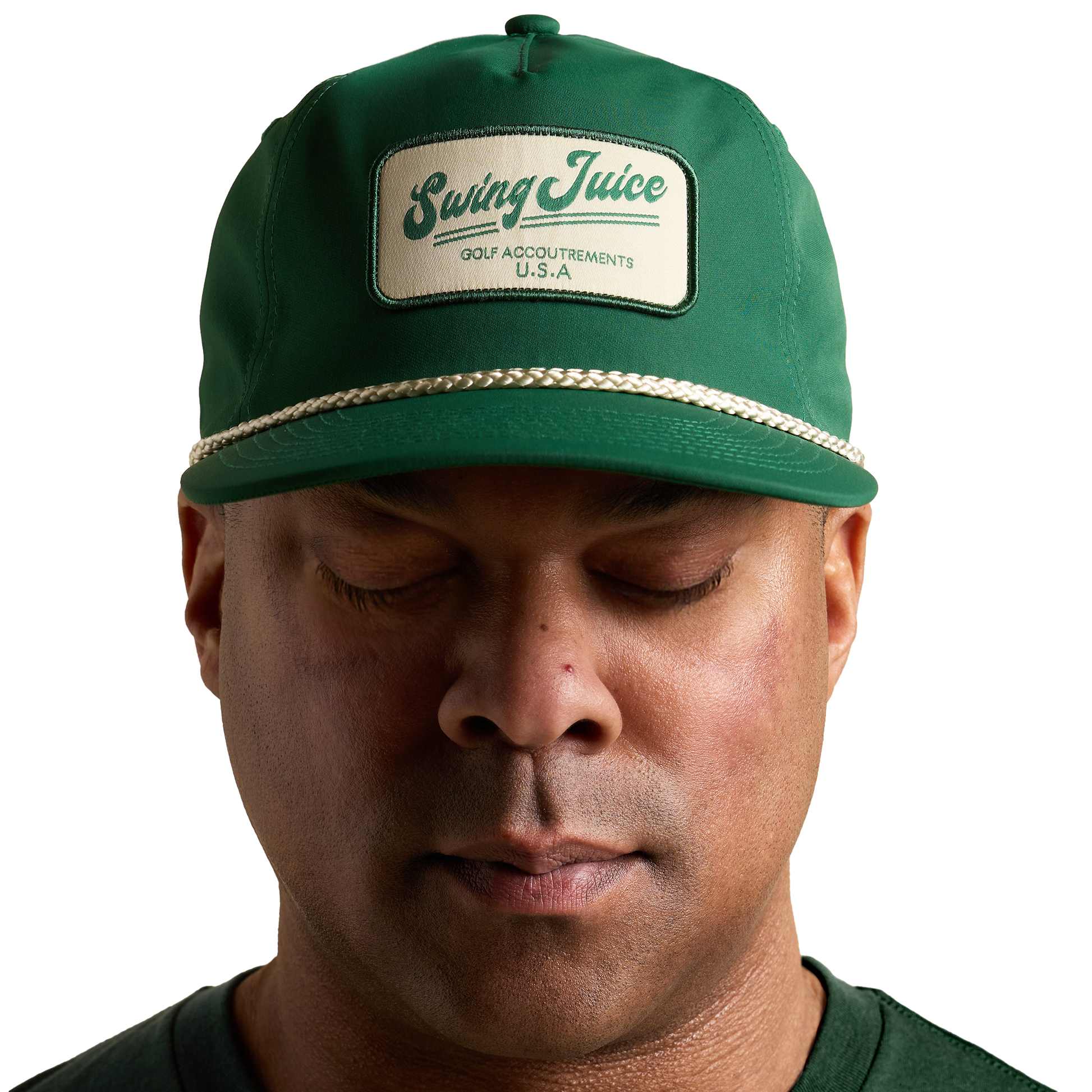Golf Accoutrements Unisex Rope Hat-Forest