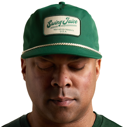 Golf Accoutrements Unisex Rope Hat-Forest