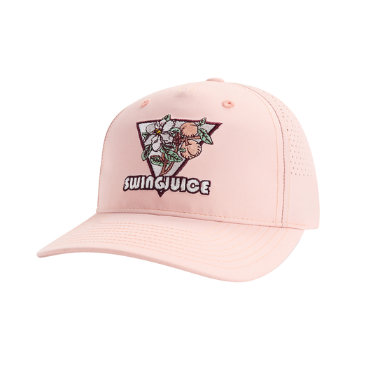 Golf Meet Me in Augusta Unisex Performance Snapback Hat-Peach