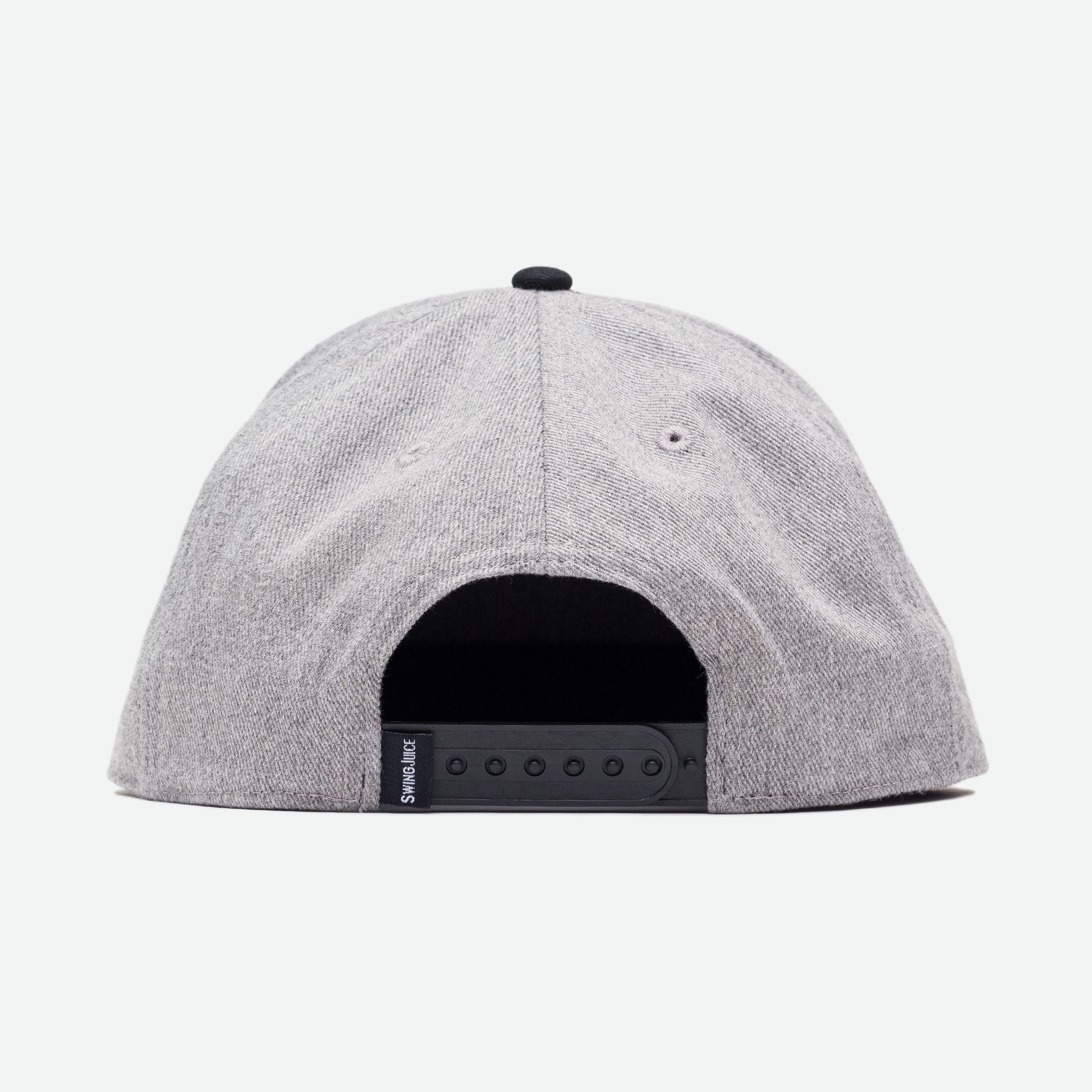 Golf 8-Bit Unisex Snapback Hat-Heather Grey