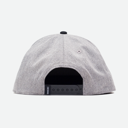 Golf 8-Bit Unisex Snapback Hat-Heather Grey