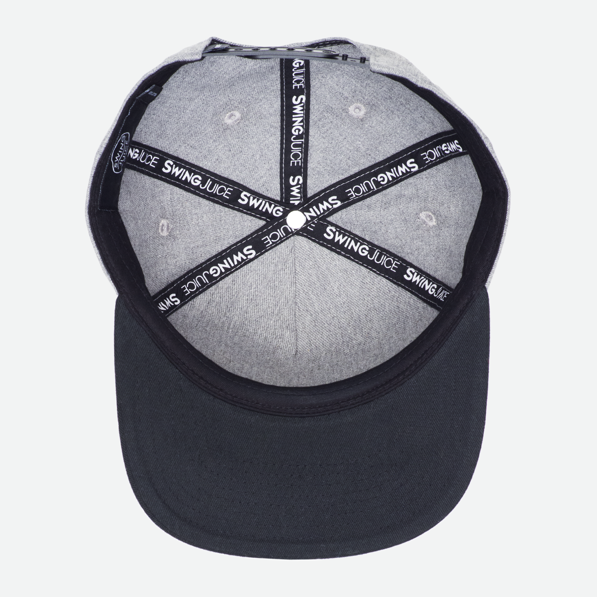 Golf 8-Bit Unisex Snapback Hat-Heather Grey