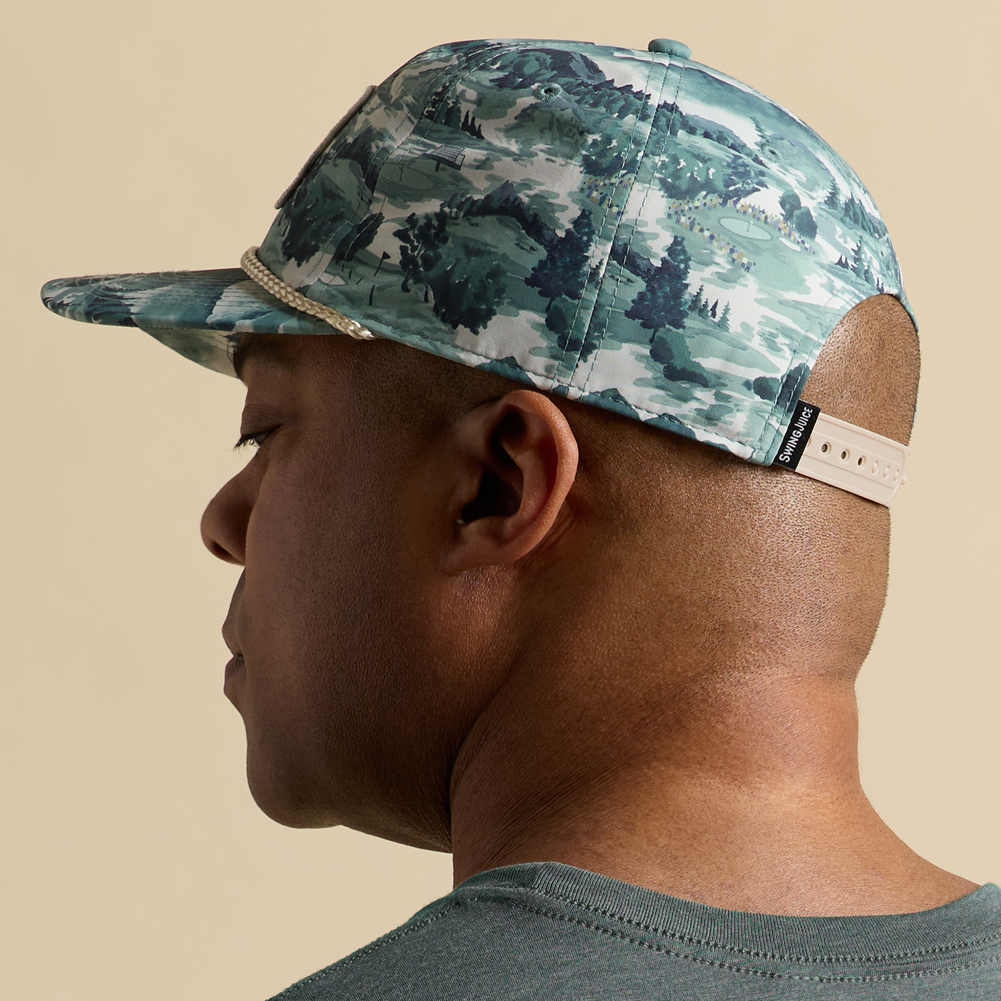 Georgia Landscape Rope Hat Green O/S