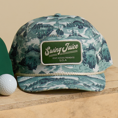Georgia Landscape Rope Hat Green O/S