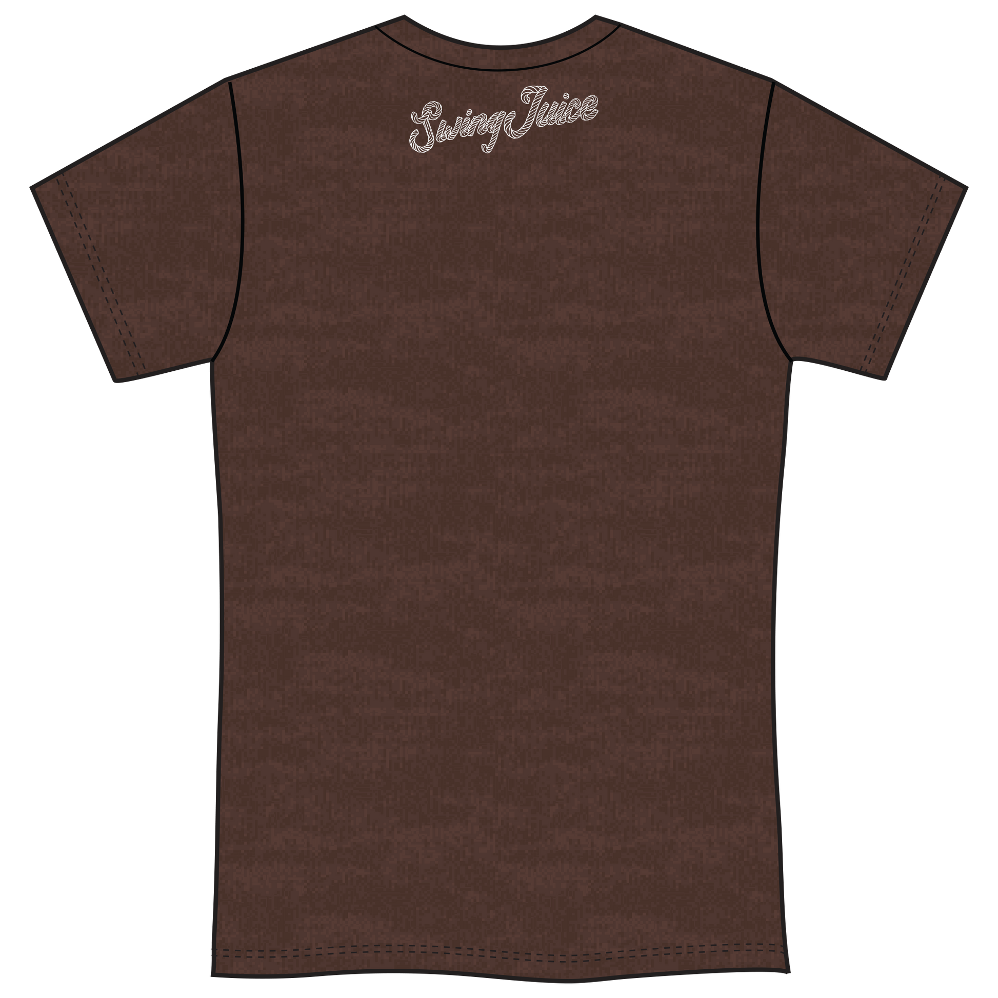 Golf & Whiskey Unisex T-Shirt-Brown