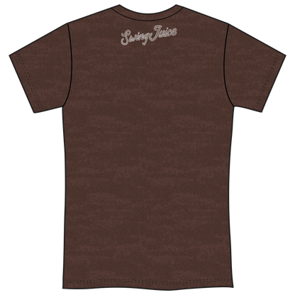 Golf & Whiskey Unisex T-Shirt-Brown