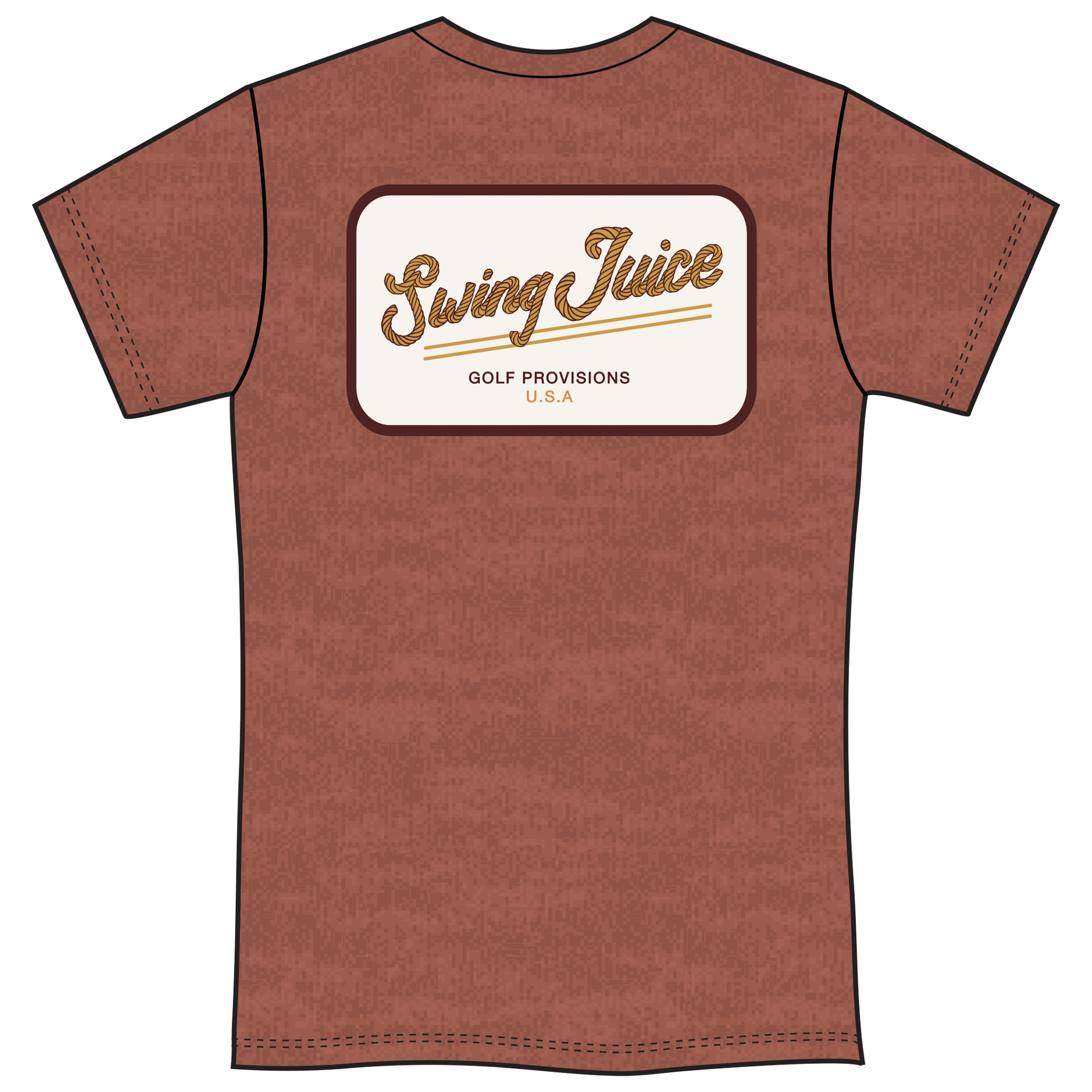 Golf Provisions Unisex T-Shirt-Clay