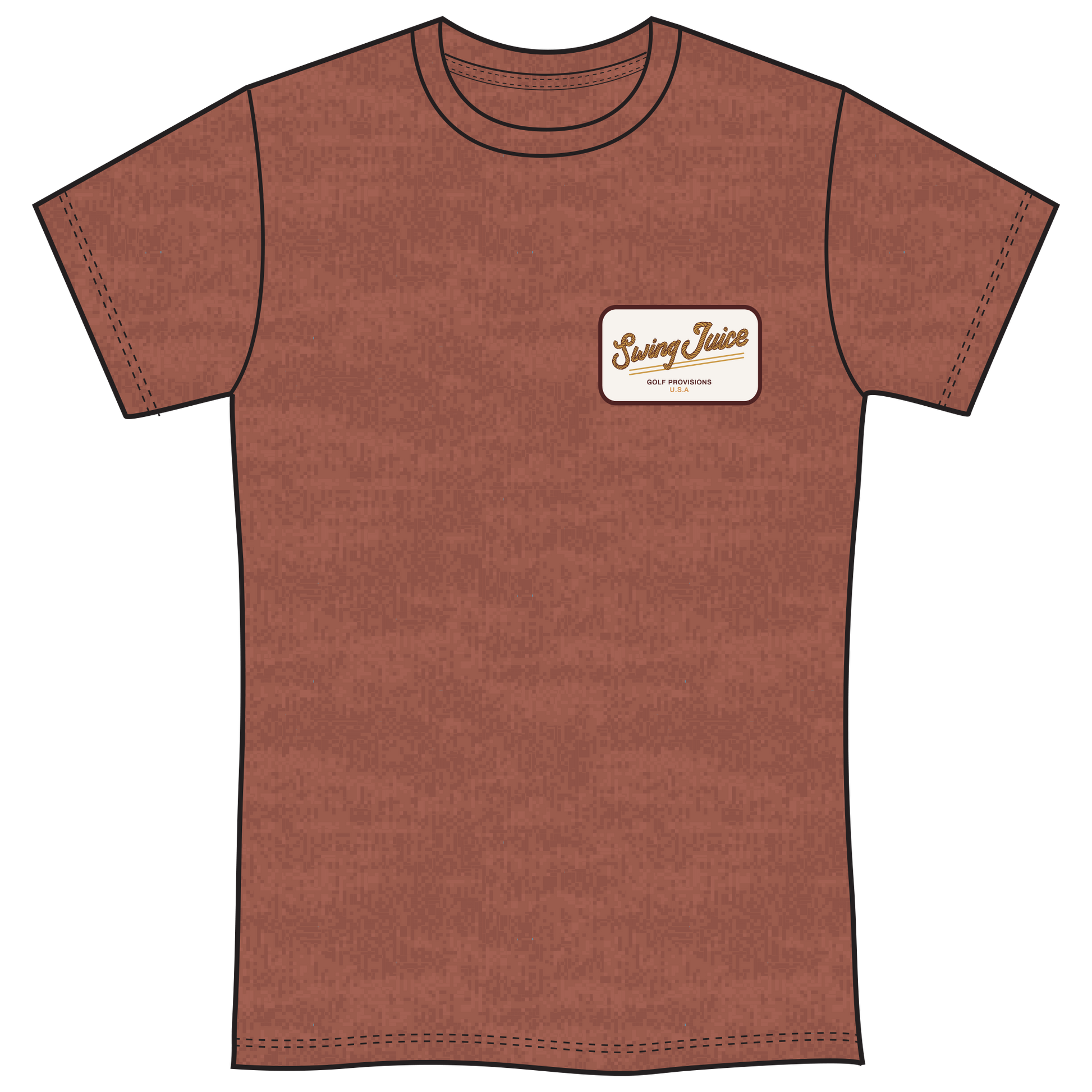 Golf Provisions Unisex T-Shirt-Clay
