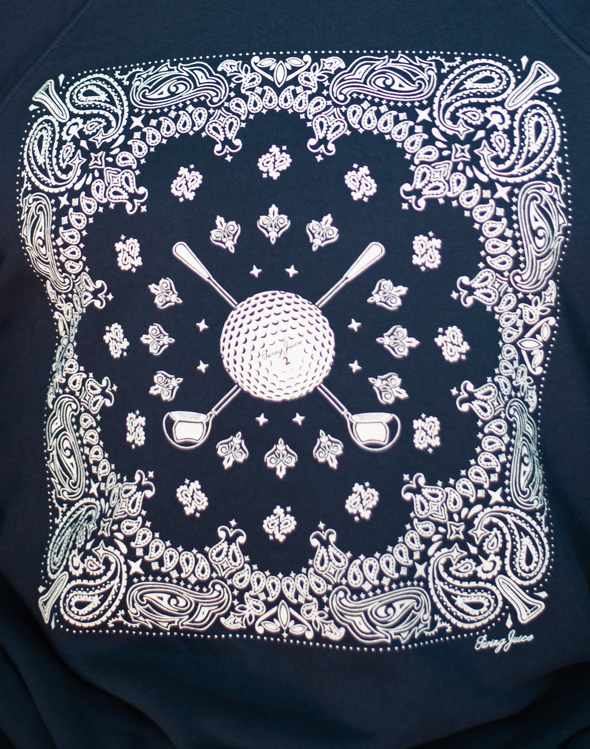 Golf Bandana Unisex Sweatshirt-Navy