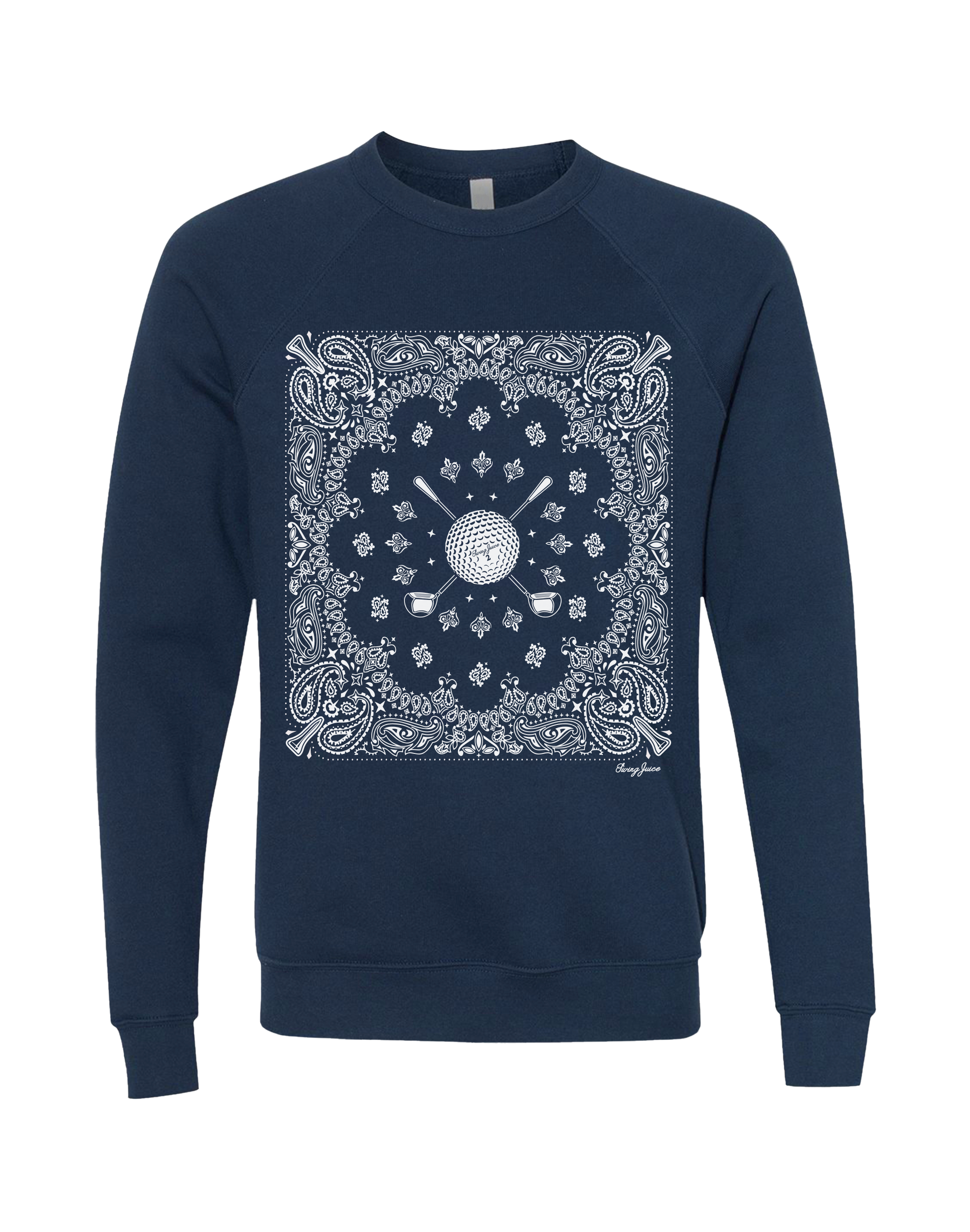 Golf Bandana Unisex Sweatshirt-Navy