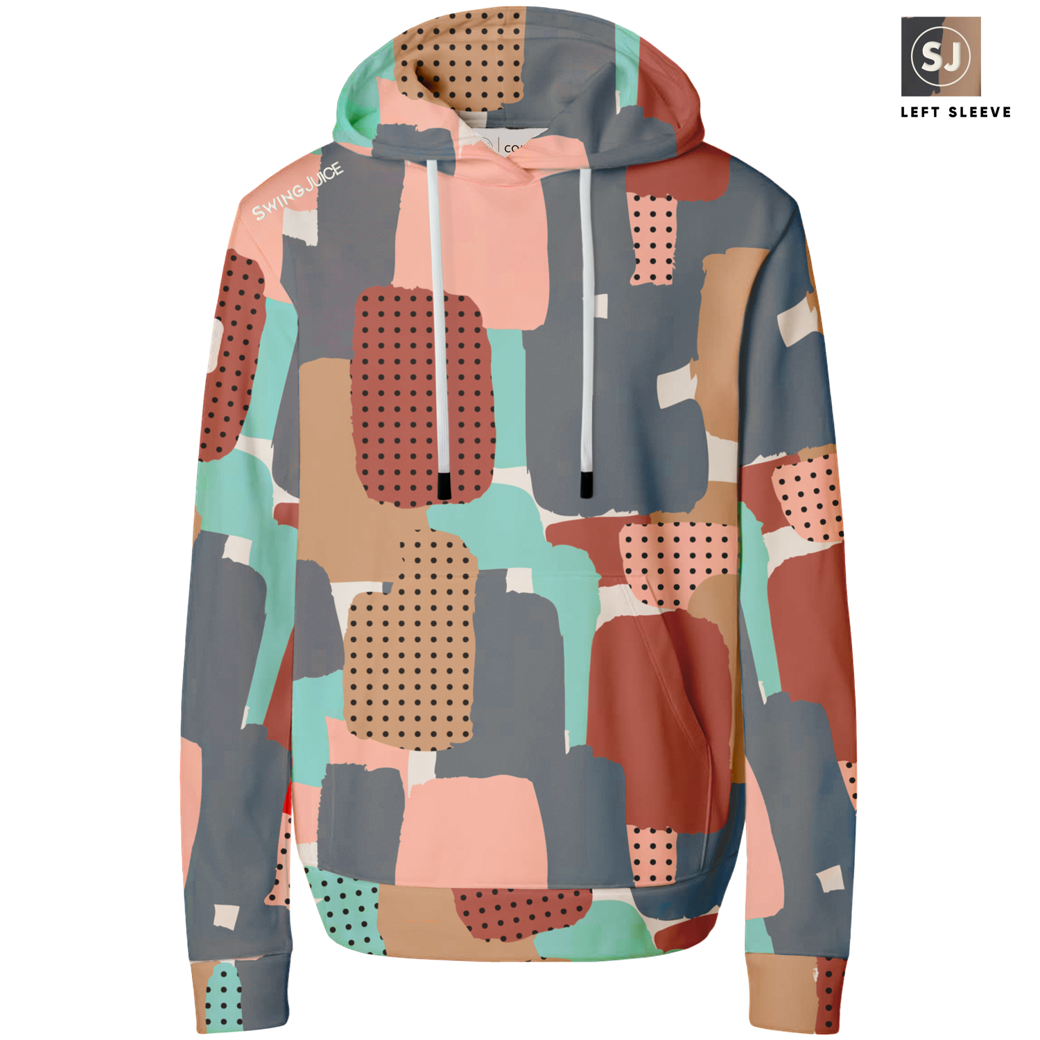 Golf Abstract Camo Men's Performance Hoodie-Multi
