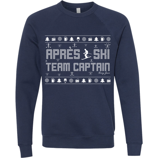 Golf Apres Ski Unisex Ugly Sweatshirt-Navy